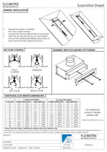 Load image into Gallery viewer, 18&quot; Linear Slot Diffuser HVAC air vent cover submittal
